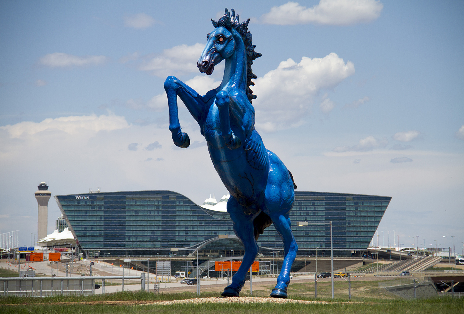 Denver Airport Blue Horse Statue